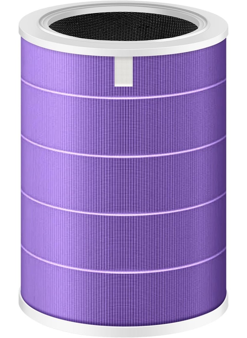 PINREK Anti-Bacterial Air Purifier Filter for Xiaomi Mi 3H/3/2H/2S/2C/2/Pro, PINREK True HEPA H13 + Activated Carbon Replacement Filter for Clean, Safe Air - Image 1